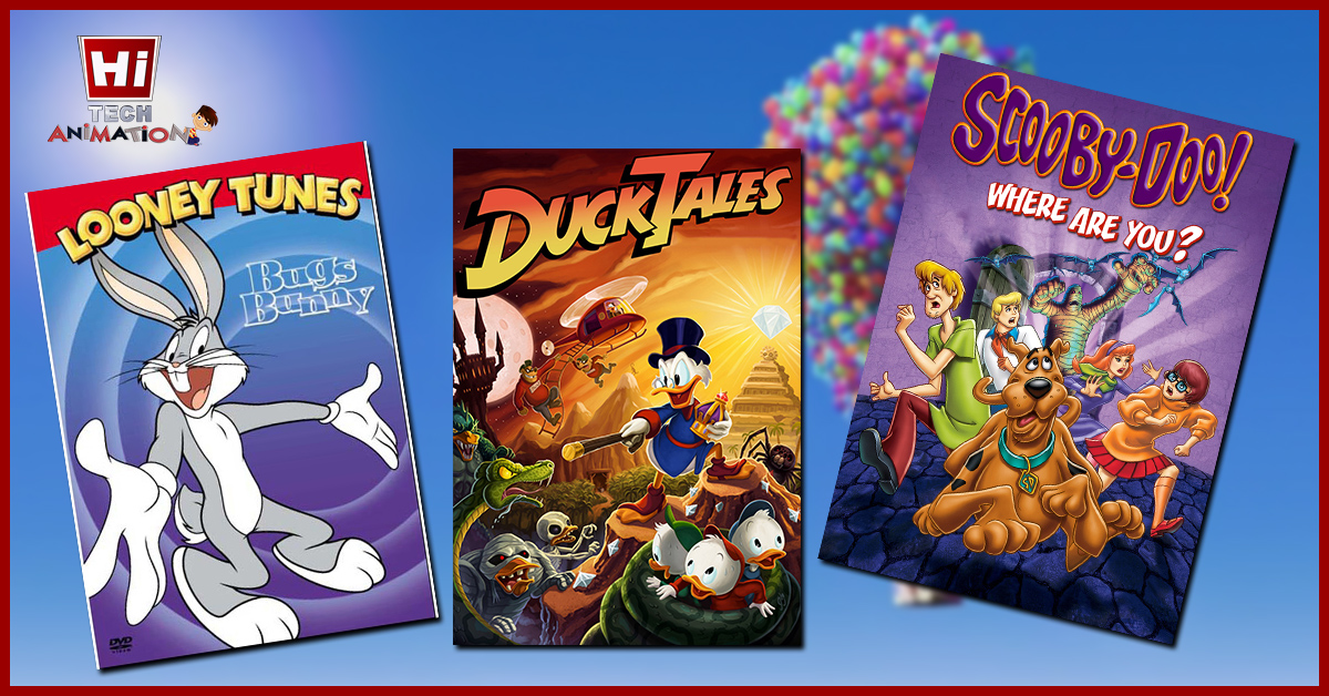 Three Famous Animation Series Of Yesteryear: Scooby-Doo, Bugs Bunny, Duck Tales