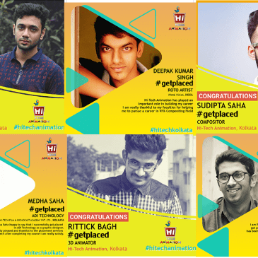 Hitech Animation students image
