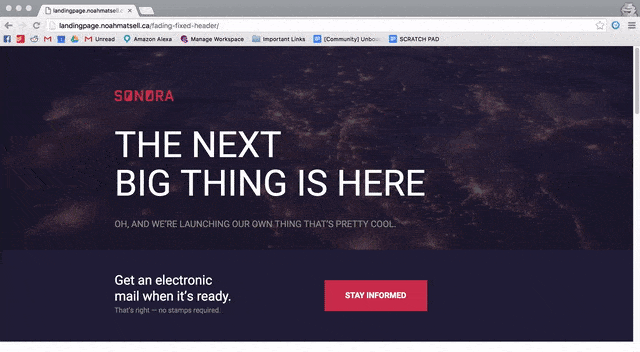 attractive Website heading 