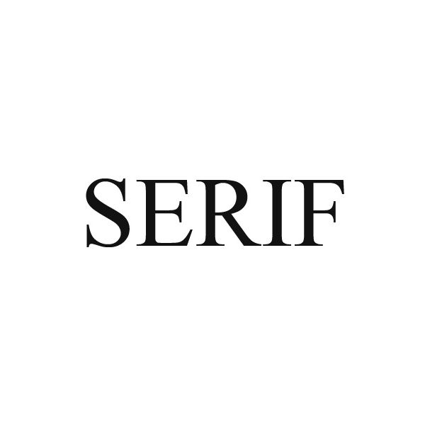 serif