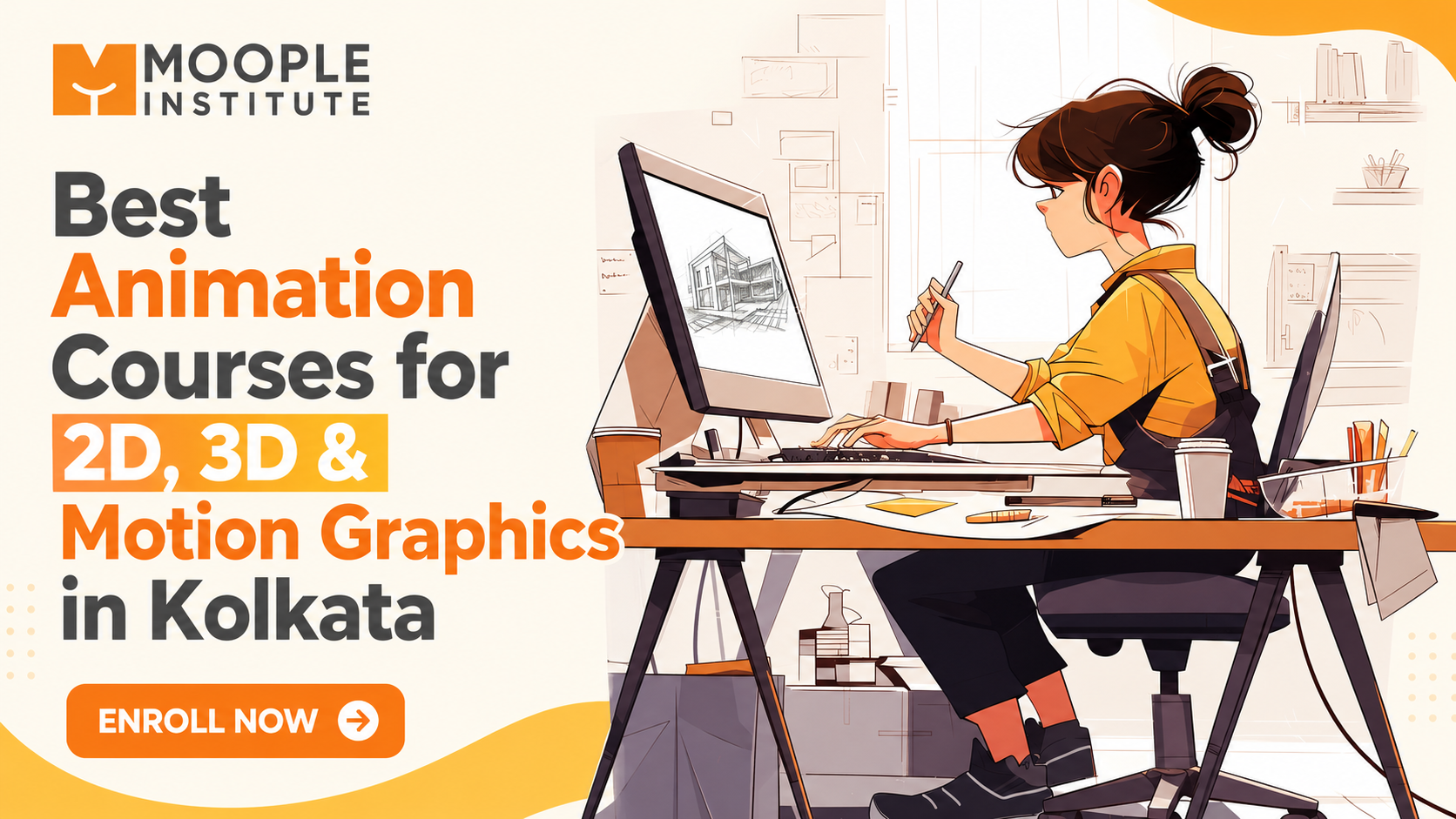 Best Animation Courses for 2D, 3D & Motion Graphics in Kolkata